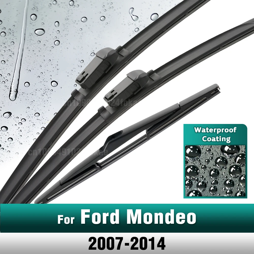 Silicone & rubber LHD&RHD Front & Rear Wiper Blades Set For Ford Mondeo 2007 - 2014 Windshield Windscreen Window Brushes
Silicone & rubber LHD&RHD Front & Rear Wiper Blades Set For Ford Mondeo 2007 - 2014 Windshield Windscreen Window Brushes