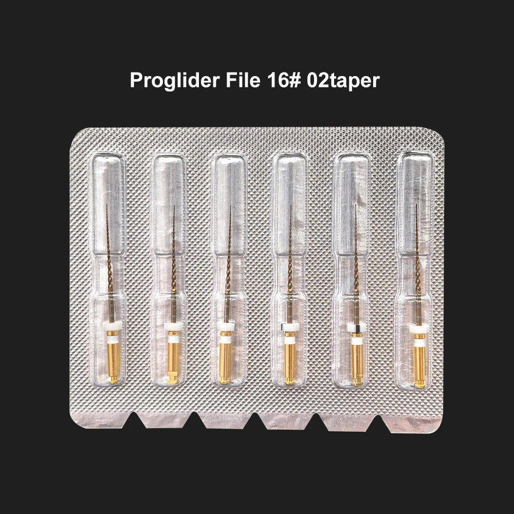 Dental Niti Files Pro Glider 02 Taper16# Root Canal Preparation Golden Glide File Engine Use Dental Endo Rotary Endocontic Files
Dental Niti Files Pro Glider 02 Taper16# Root Canal Preparation Golden Glide File Engine Use Dental Endo Rotary Endocontic Files