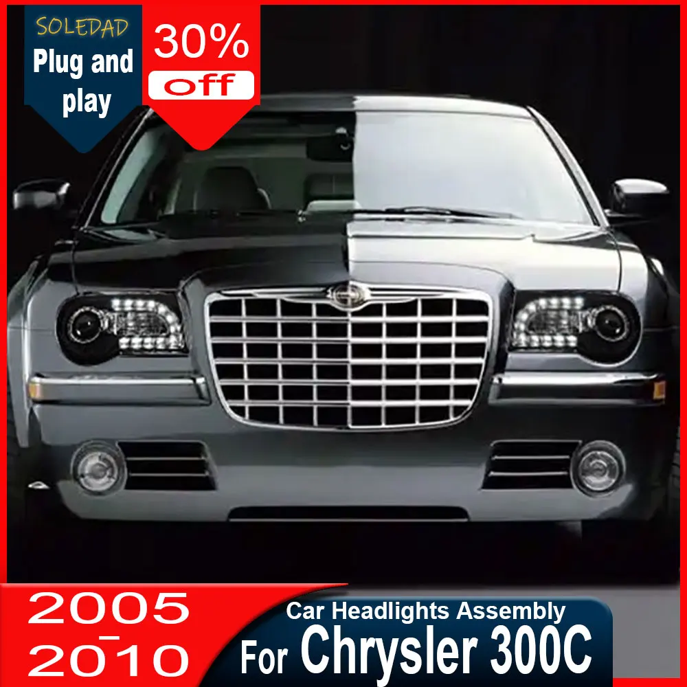 Car Headlight for Chrysler 300c 2005 2006 2007 2008 2009 2010 Led Daytime Running Lights Turn Signal with Projector Lens
Car Headlight for Chrysler 300c 2005 2006 2007 2008 2009 2010 Led Daytime Running Lights Turn Signal with Projector Lens