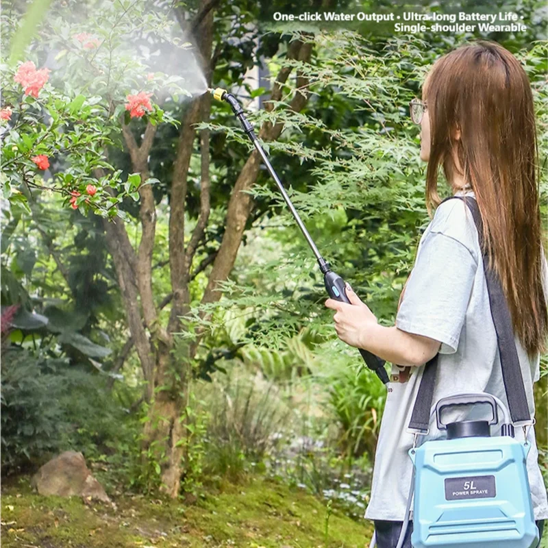 New Electric Small Pesticide Sprayer 5L 8L High Pressure Auto Recovery for Agricultural Flower Spraying Portable Tool Set Device
New Electric Small Pesticide Sprayer 5L 8L High Pressure Auto Recovery for Agricultural Flower Spraying Portable Tool Set Device