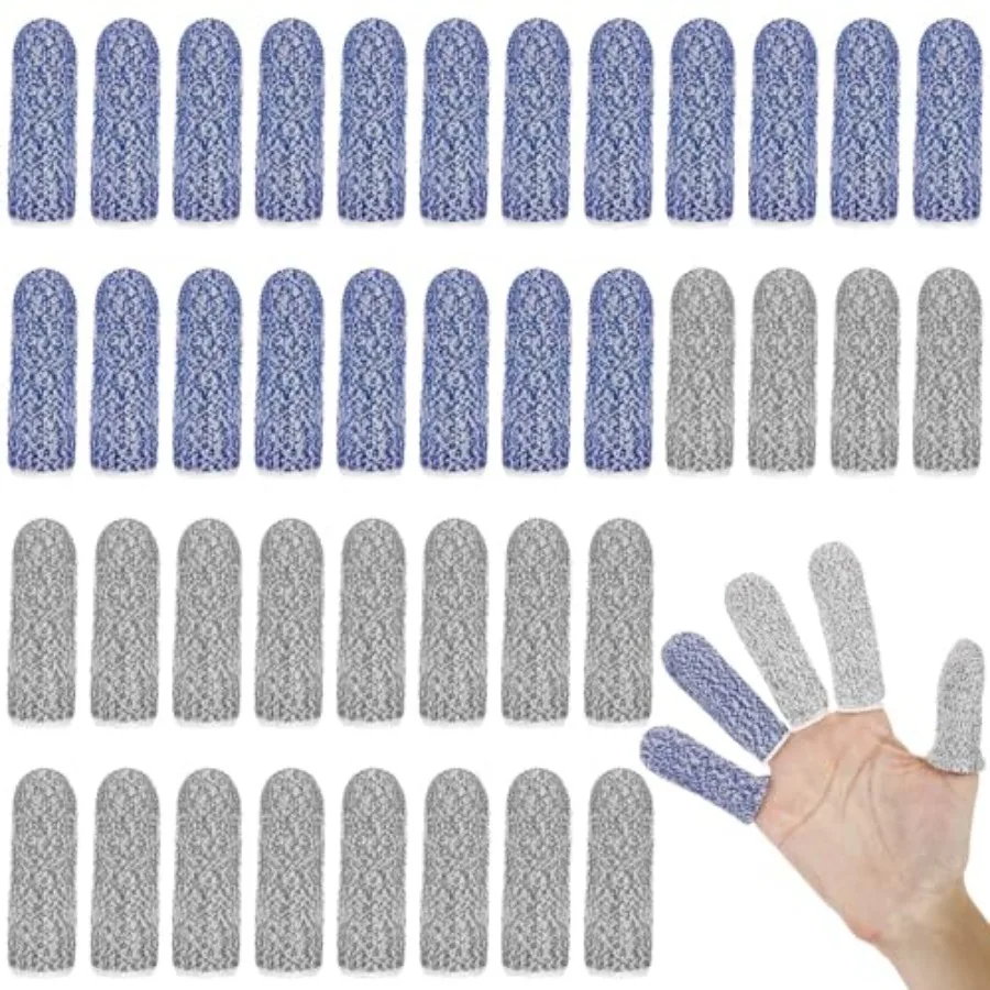 40 Pcs Finger Cots Cut Resistant Protector Anti Cut Finger Sleeve Reusable Fingertips Covers Thumb Fingertips Protection Cots f
40 Pcs Finger Cots Cut Resistant Protector Anti Cut Finger Sleeve Reusable Fingertips Covers Thumb Fingertips Protection Cots f