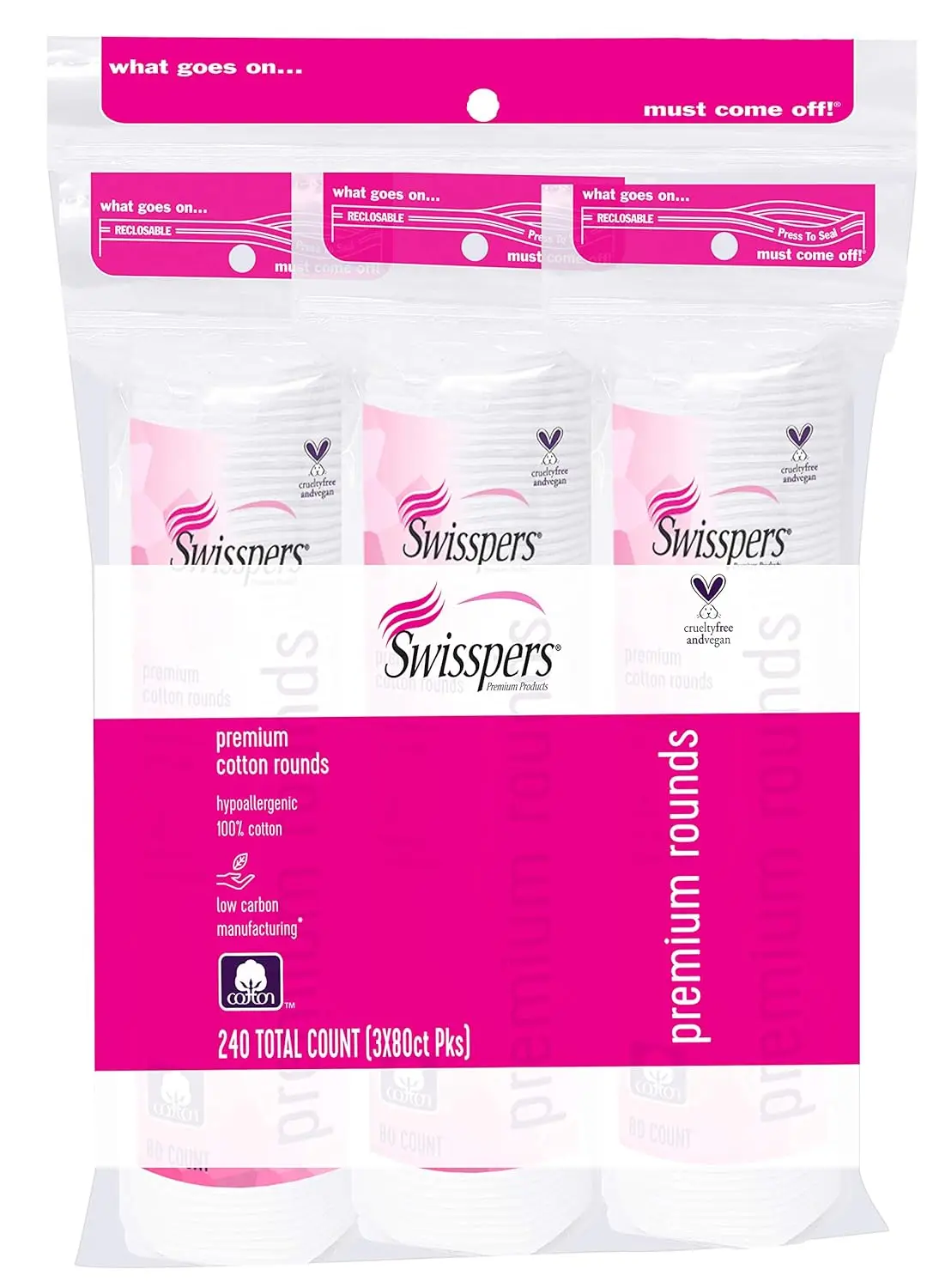 100% Cotton Rounds, Hypoallergenic, 240 Count - Soft & Gentle for Makeup Removal
100% Cotton Rounds, Hypoallergenic, 240 Count - Soft & Gentle for Makeup Removal