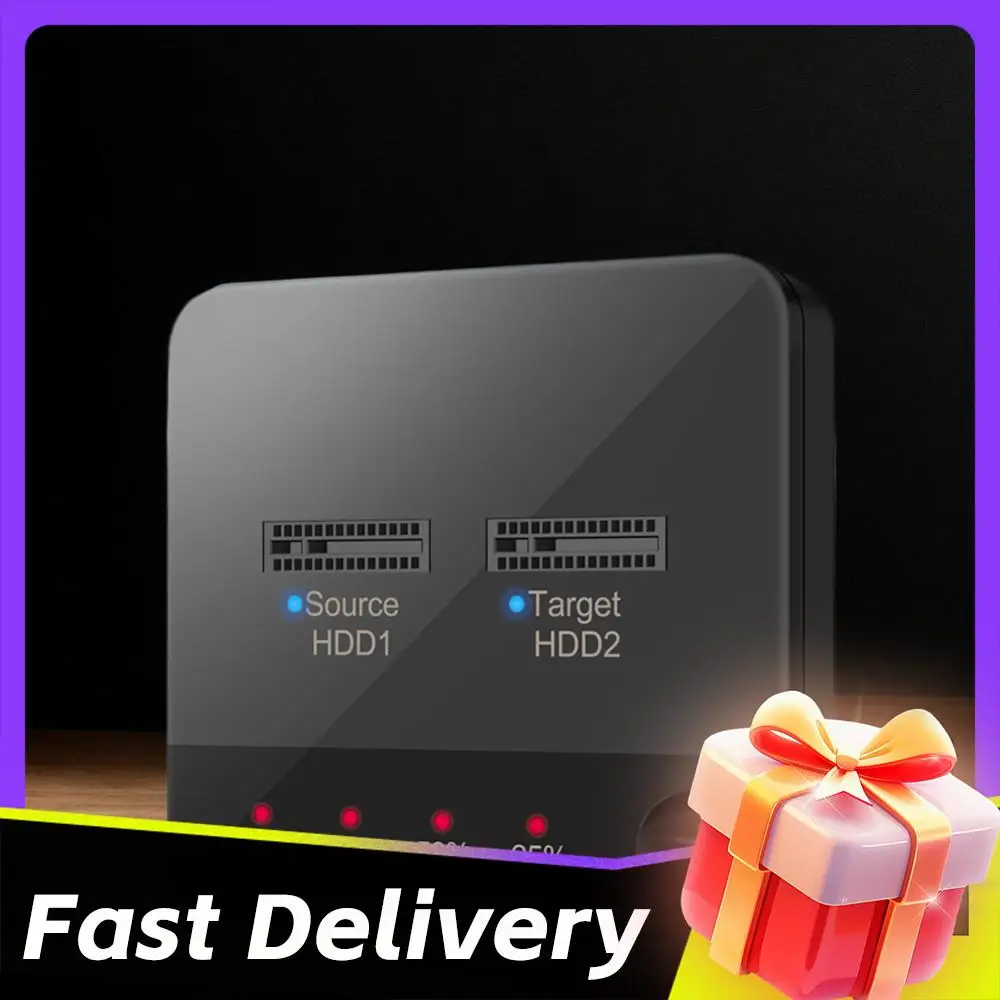 M.2 SATA/NVMe Dual-Bay Hard Drive Docking Station Data Transmission M.2 SSD Duplicator with LED Indicator Reading for Store Data
M.2 SATA/NVMe Dual-Bay Hard Drive Docking Station Data Transmission M.2 SSD Duplicator with LED Indicator Reading for Store Data