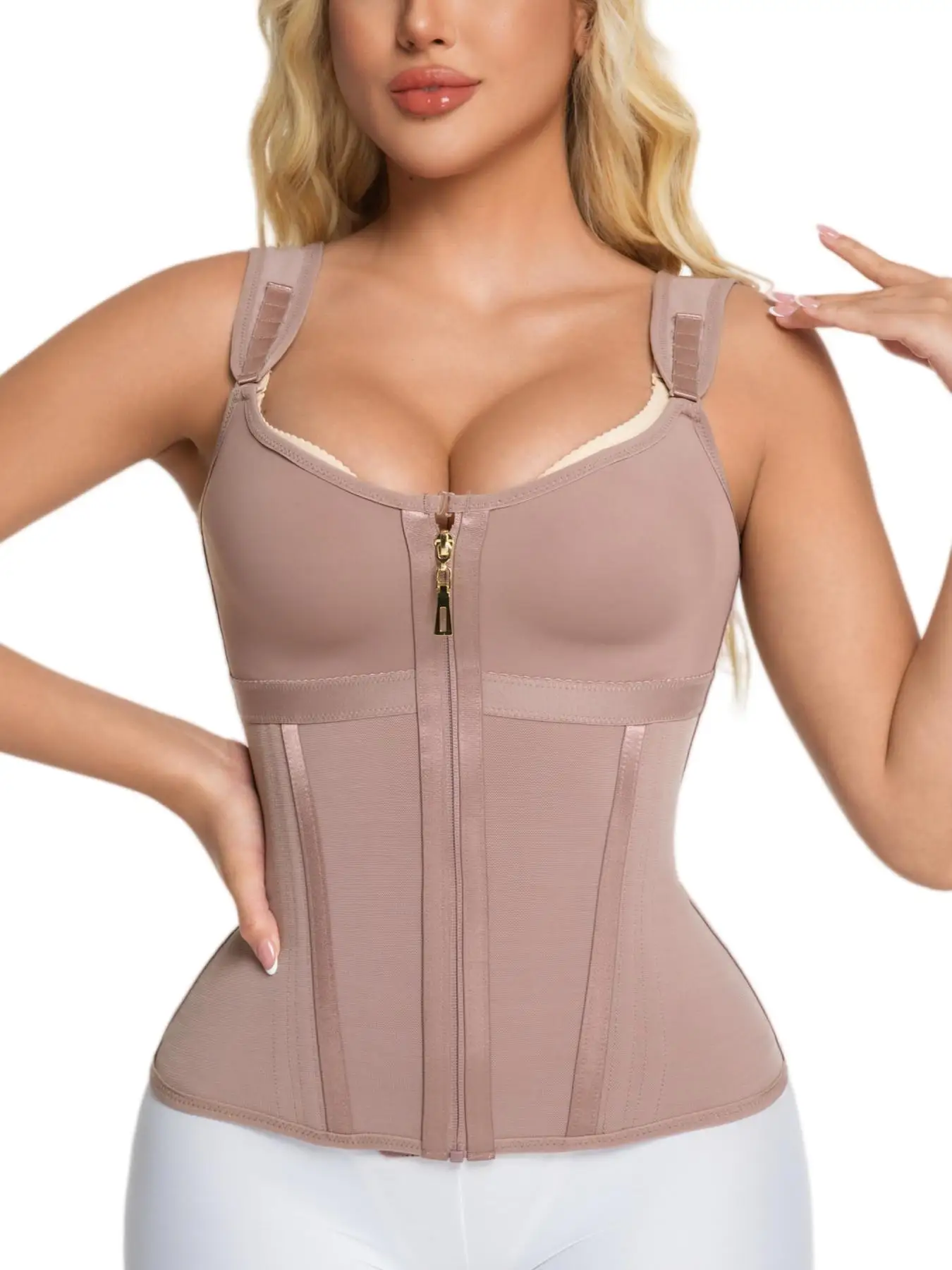 1Pc Women Breast Shaping Slimming Body Shaper ,With Tight Waist Trainer,Tummy Control Body Shaper Vest,Body Shaperwear Tops
1Pc Women Breast Shaping Slimming Body Shaper ,With Tight Waist Trainer,Tummy Control Body Shaper Vest,Body Shaperwear Tops