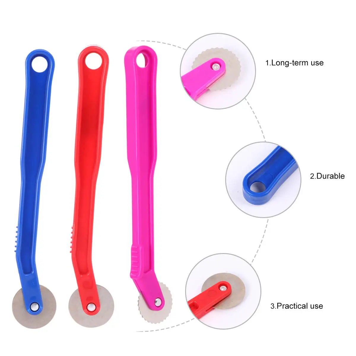 3 Pcs Marking Wheel Cloth Spacing Tailor Sewing Tool Stitch Roulette Fabric Serrate Tracing Cross-stitch Toothed Scanning Line
3 Pcs Marking Wheel Cloth Spacing Tailor Sewing Tool Stitch Roulette Fabric Serrate Tracing Cross-stitch Toothed Scanning Line