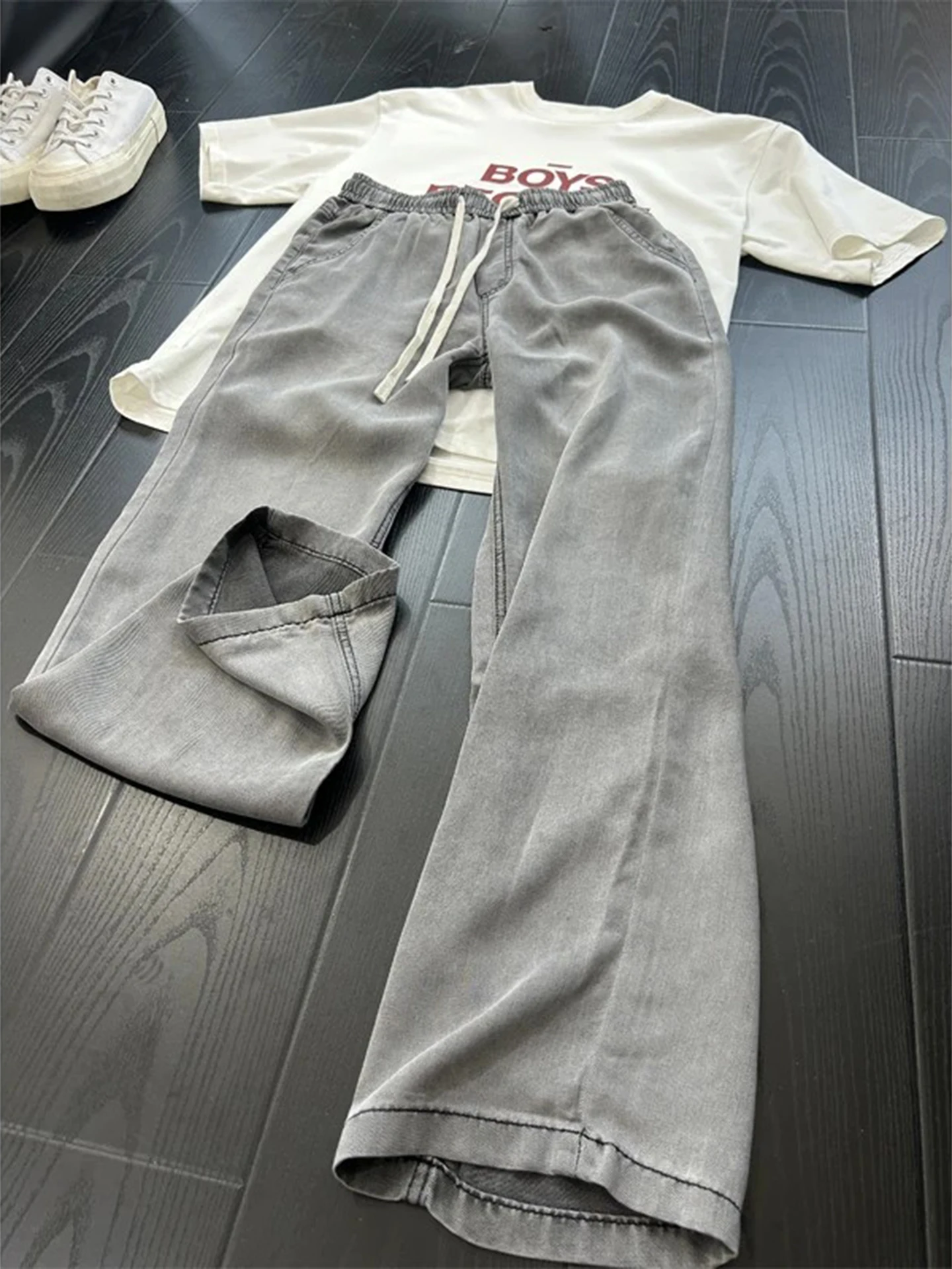 Light Blue ey Wide Leg Men's Jeans Summer Thin Qui Outfit Slim Straight Tube Pants Casual Wear Comfortable Fit Jeans
Light Blue ey Wide Leg Men's Jeans Summer Thin Qui Outfit Slim Straight Tube Pants Casual Wear Comfortable Fit Jeans