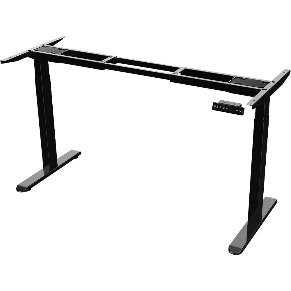 Dual Motor Electric Height Adjustable Sit Stand Desk Frame with 4 Memory Preset Button, USB Charging Port for Home Office
Dual Motor Electric Height Adjustable Sit Stand Desk Frame with 4 Memory Preset Button, USB Charging Port for Home Office