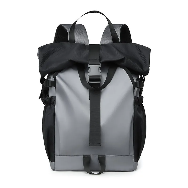 European and American street trend wind shoulder bag men's lightweight outdoor sports backpack roll top socket student bag
European and American street trend wind shoulder bag men's lightweight outdoor sports backpack roll top socket student bag