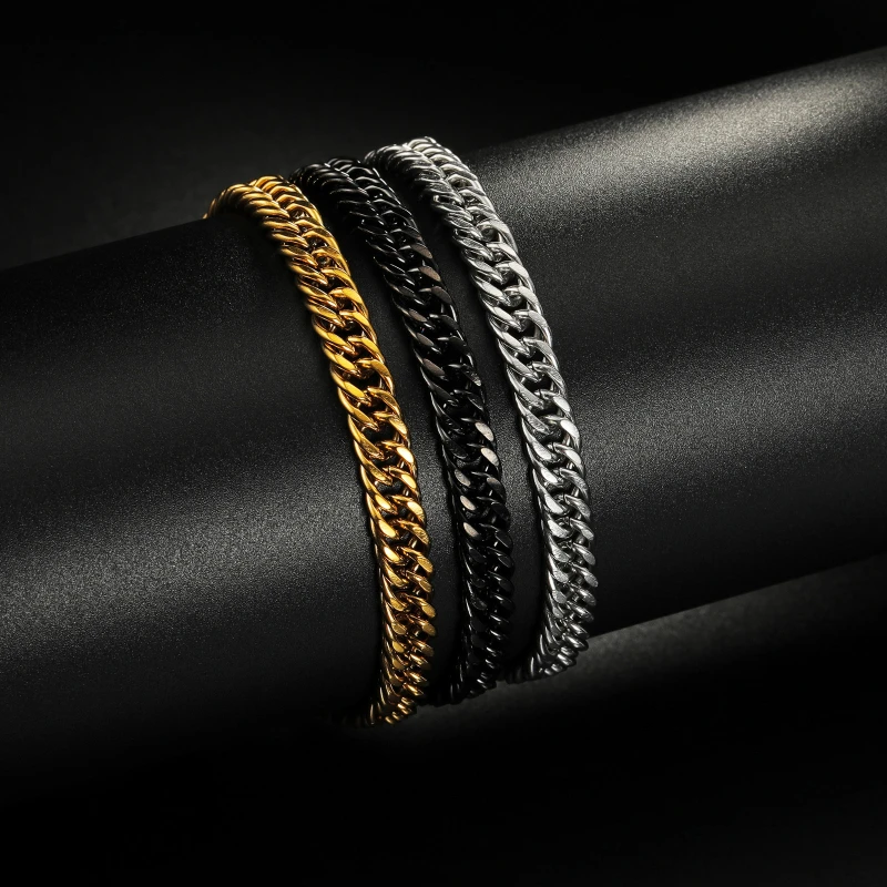 European and American Fashion Trend Titanium Steel Bracelet Simple and Fashionable Party Gift
European and American Fashion Trend Titanium Steel Bracelet Simple and Fashionable Party Gift