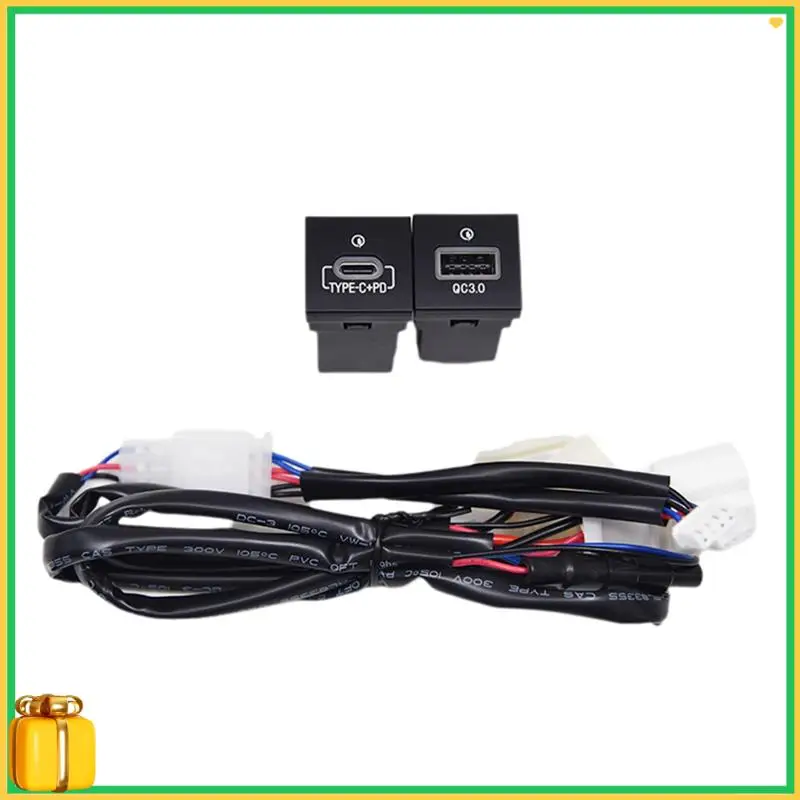 Premium Car QC3.0+PD Fast Charger Socket 12V/24V USB Charging Outlet Power Adapter For VW Sagitar 2006-2014
Premium Car QC3.0+PD Fast Charger Socket 12V/24V USB Charging Outlet Power Adapter For VW Sagitar 2006-2014