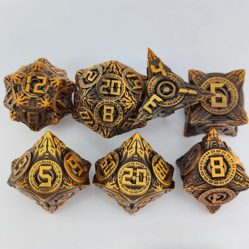 Metal Dice Technology Wind COC Running Group DND Dungeons and Dragons TRPG Dice Set D6 Cthulhu Board Game
Metal Dice Technology Wind COC Running Group DND Dungeons and Dragons TRPG Dice Set D6 Cthulhu Board Game