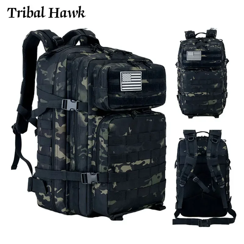 Tactical Backpack Molle Assault Rucksack 3P Men Outdoor Hiking Camping Hunting Large Capacity Waterproof Bag
Tactical Backpack Molle Assault Rucksack 3P Men Outdoor Hiking Camping Hunting Large Capacity Waterproof Bag