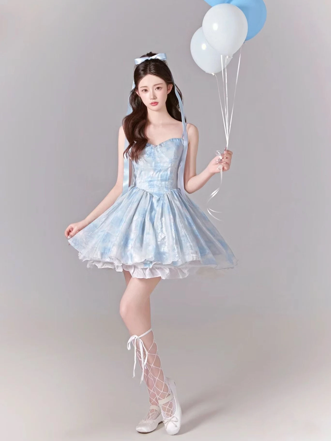 New Blue Ballet Birthday Photo Shoot Skirt Sweet Princess Style Artistic Portrait Photography Costume Stage Performance Dress
New Blue Ballet Birthday Photo Shoot Skirt Sweet Princess Style Artistic Portrait Photography Costume Stage Performance Dress