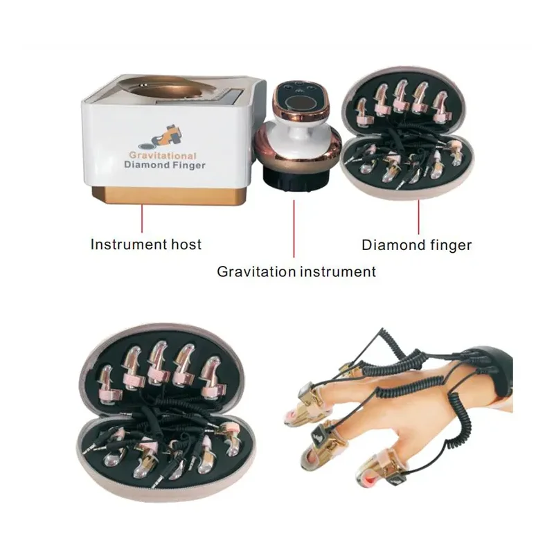 Golden Finger Radio Frequency Microcurrent RF Body Massager Machine Gravitational Diamond Finger Massage
Golden Finger Radio Frequency Microcurrent RF Body Massager Machine Gravitational Diamond Finger Massage