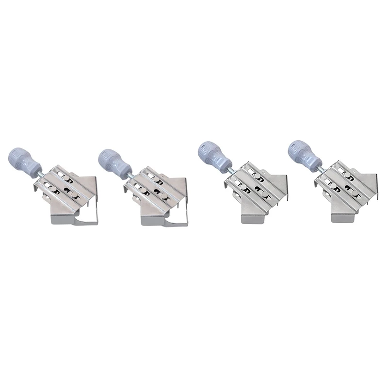 ABRU-2Pcs Upgraded Stainless Steel Right Angle Clamp Woodworking Splicing Quick Clip 90 Degree Fixed Photo Frame Clip
ABRU-2Pcs Upgraded Stainless Steel Right Angle Clamp Woodworking Splicing Quick Clip 90 Degree Fixed Photo Frame Clip
