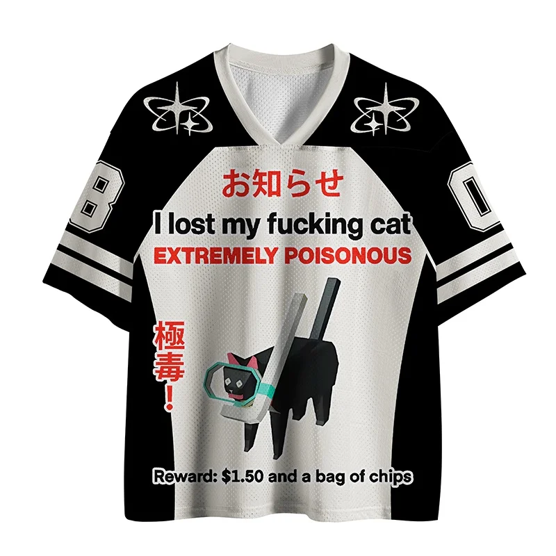 2026 Harajuku Street Dress Fun Cat Art Printed 3D T-shirt for Men and Women Same Style Children's Casual Oversized Top
2026 Harajuku Street Dress Fun Cat Art Printed 3D T-shirt for Men and Women Same Style Children's Casual Oversized Top