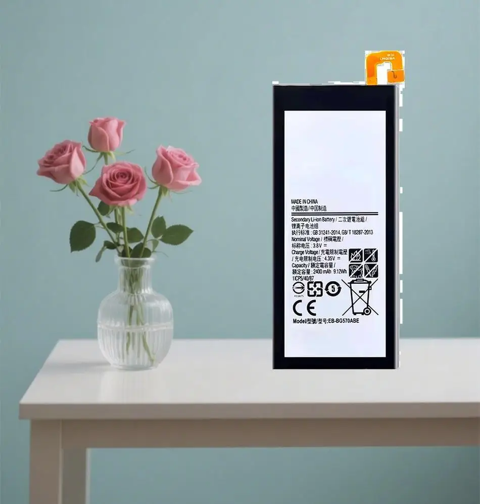 Аккумулятор для мобильного телефона EB-BG570ABE EB-BG57CABE 2400 мАч для Samsung Galaxy J5 Prime On5 2016 G570F G570Y M G5700 G5510 G5520 G570M
Аккумулятор для мобильного телефона EB-BG570ABE EB-BG57CABE 2400 мАч для Samsung Galaxy J5 Prime On5 2016 G570F G570Y M G5700 G5510 G5520 G570M