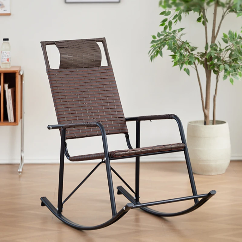 Summer Lounge Beach Chair Rattan Outdoor Balcony Casual Rocking Nap Adult Rocking Chair Single Sillas Outdoor Furniture WKOC
Summer Lounge Beach Chair Rattan Outdoor Balcony Casual Rocking Nap Adult Rocking Chair Single Sillas Outdoor Furniture WKOC