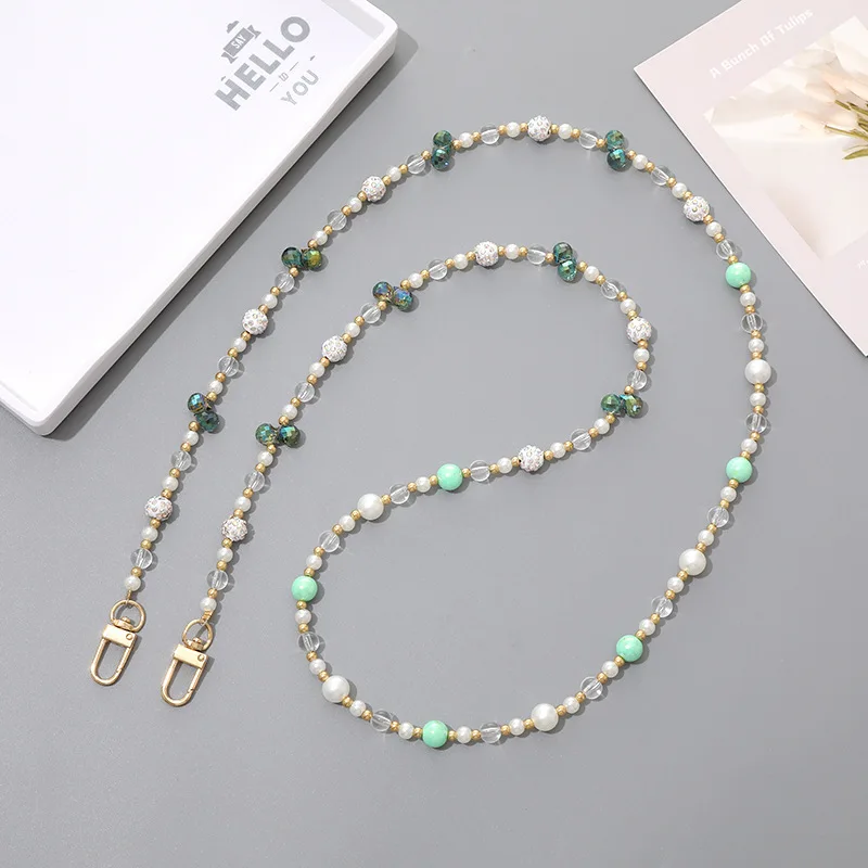 Fashion niche light luxury beaded crossbody chain mobile phone chain beaded mixed mobile phone rope pendant luggage chain lanyard female
Fashion niche light luxury beaded crossbody chain mobile phone chain beaded mixed mobile phone rope pendant luggage chain lanyard female