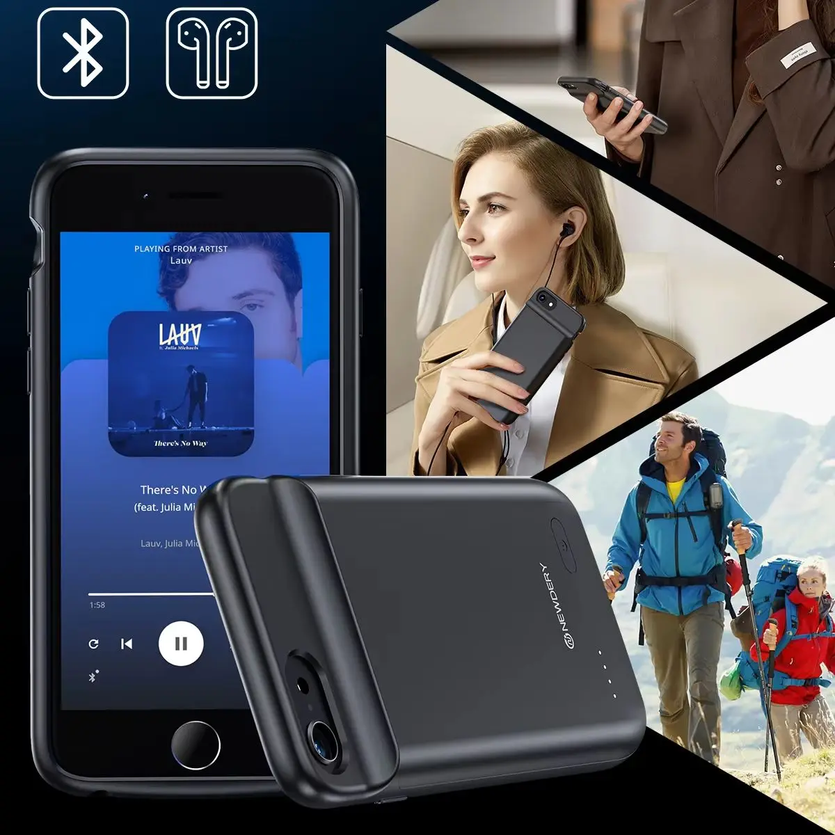 4800mAh Battery Case for iPhone 6/6S/7/8 Plus Charger Battery Pack Portable Power Bank Charging Case Power Case
4800mAh Battery Case for iPhone 6/6S/7/8 Plus Charger Battery Pack Portable Power Bank Charging Case Power Case