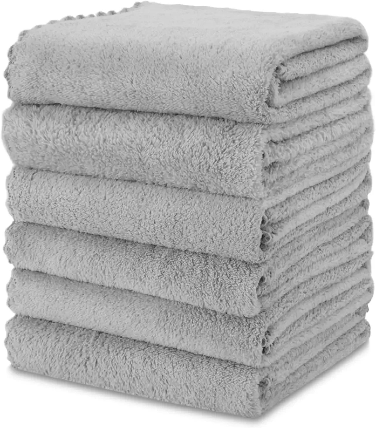 kimteny 6 Pack Microfiber Kitchen Dish Towel, 28 x 13 Inch Reusable Cleaning Cloth, 300 GSM Absorbent Towel for Dishes, Countertops & Sink (13x28-6 Pack, Grey)
kimteny 6 Pack Microfiber Kitchen Dish Towel, 28 x 13 Inch Reusable Cleaning Cloth, 300 GSM Absorbent Towel for Dishes, Countertops & Sink (13x28-6 Pack, Grey)