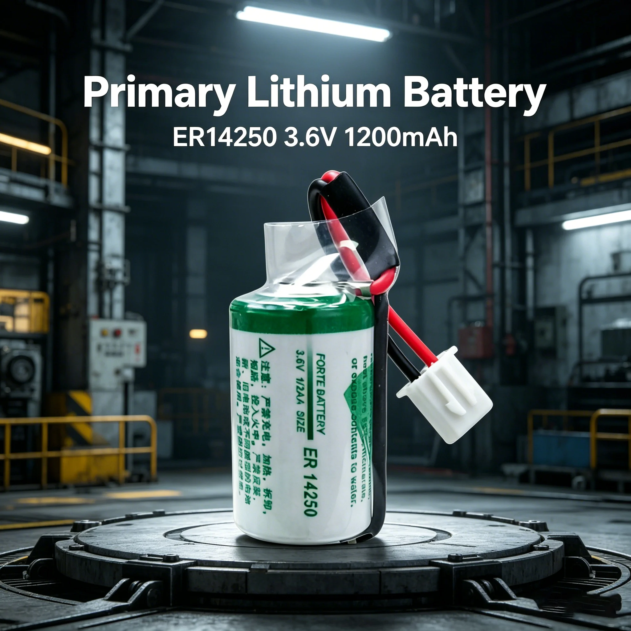 FORTE ER14250 3.6V lithium battery 1200mAh for wireless temperature probe industrial control servo PLC programmer
FORTE ER14250 3.6V lithium battery 1200mAh for wireless temperature probe industrial control servo PLC programmer