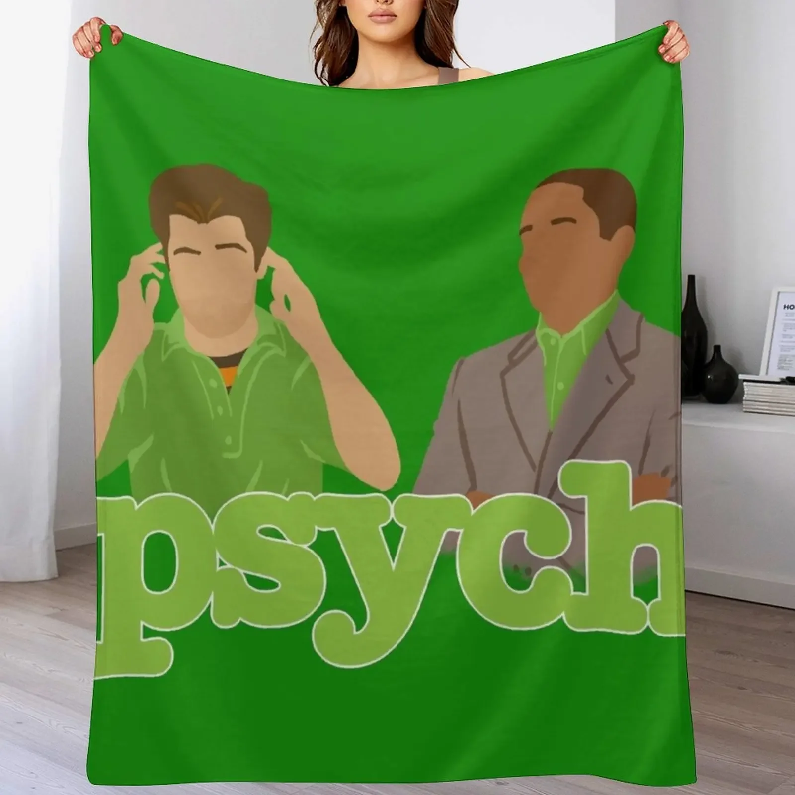 PSYCH Throw Blanket Spring Fall Cozy Throw Blanket for Couch
PSYCH Throw Blanket Spring Fall Cozy Throw Blanket for Couch