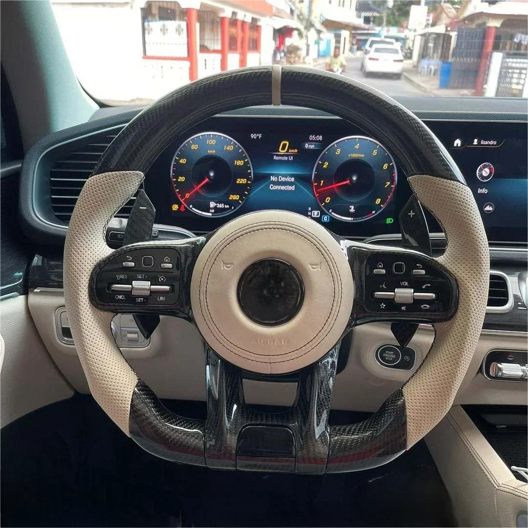Custom Volant Lenkrad Half Leather Carbon Fiber Steering Wheel for Mercedes Benz W203 W204 W205 W221 W222 C217 C300 C55 C63 AMG
Custom Volant Lenkrad Half Leather Carbon Fiber Steering Wheel for Mercedes Benz W203 W204 W205 W221 W222 C217 C300 C55 C63 AMG