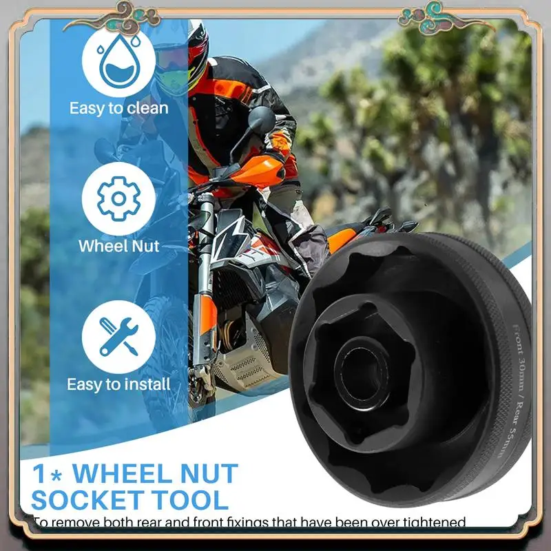 Reliable-55Mm + 30Mm Wheel Nut Socket Tool For Ducati 1098 1198 1199 Multistrada Diavel
Reliable-55Mm + 30Mm Wheel Nut Socket Tool For Ducati 1098 1198 1199 Multistrada Diavel