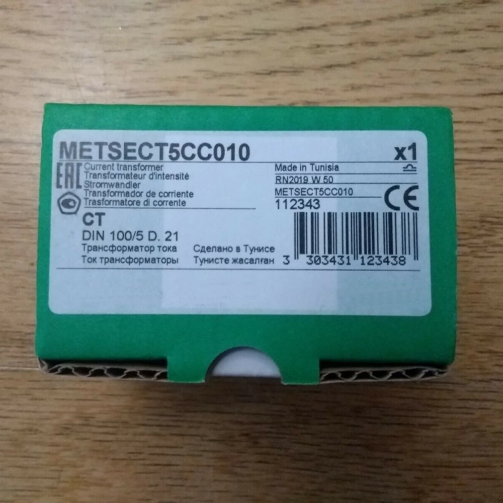 Трансформатор тока 100/5А 50-60Гц METSECT5CC010
Трансформатор тока 100/5А 50-60Гц METSECT5CC010