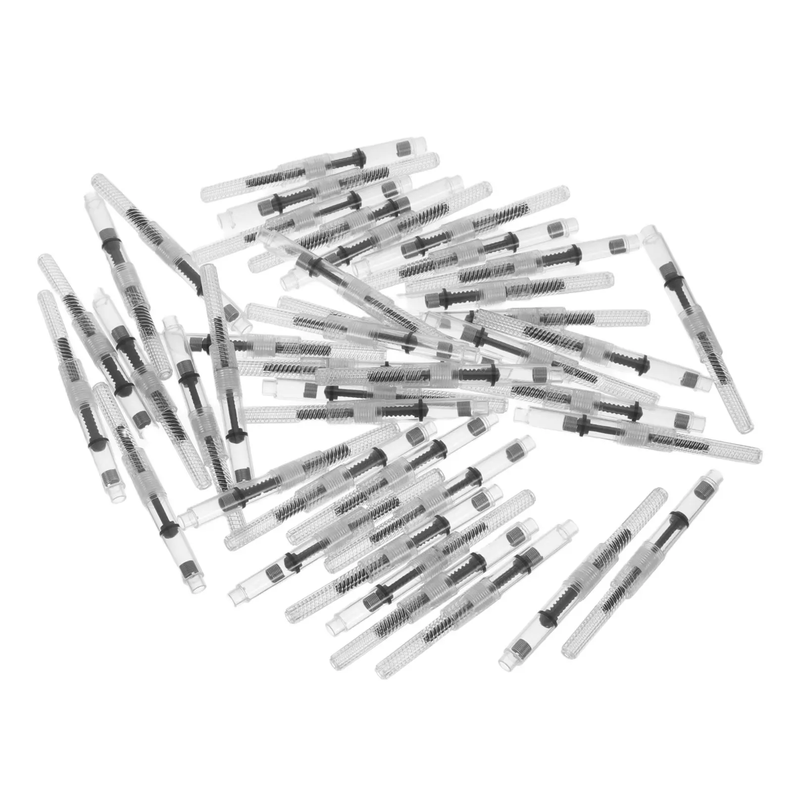 50Pcs Fountain Pen Converter Transparent Screw-in Ink Cartridge Reusable Universal Piston Ink Reservoir Converter for Classic
50Pcs Fountain Pen Converter Transparent Screw-in Ink Cartridge Reusable Universal Piston Ink Reservoir Converter for Classic