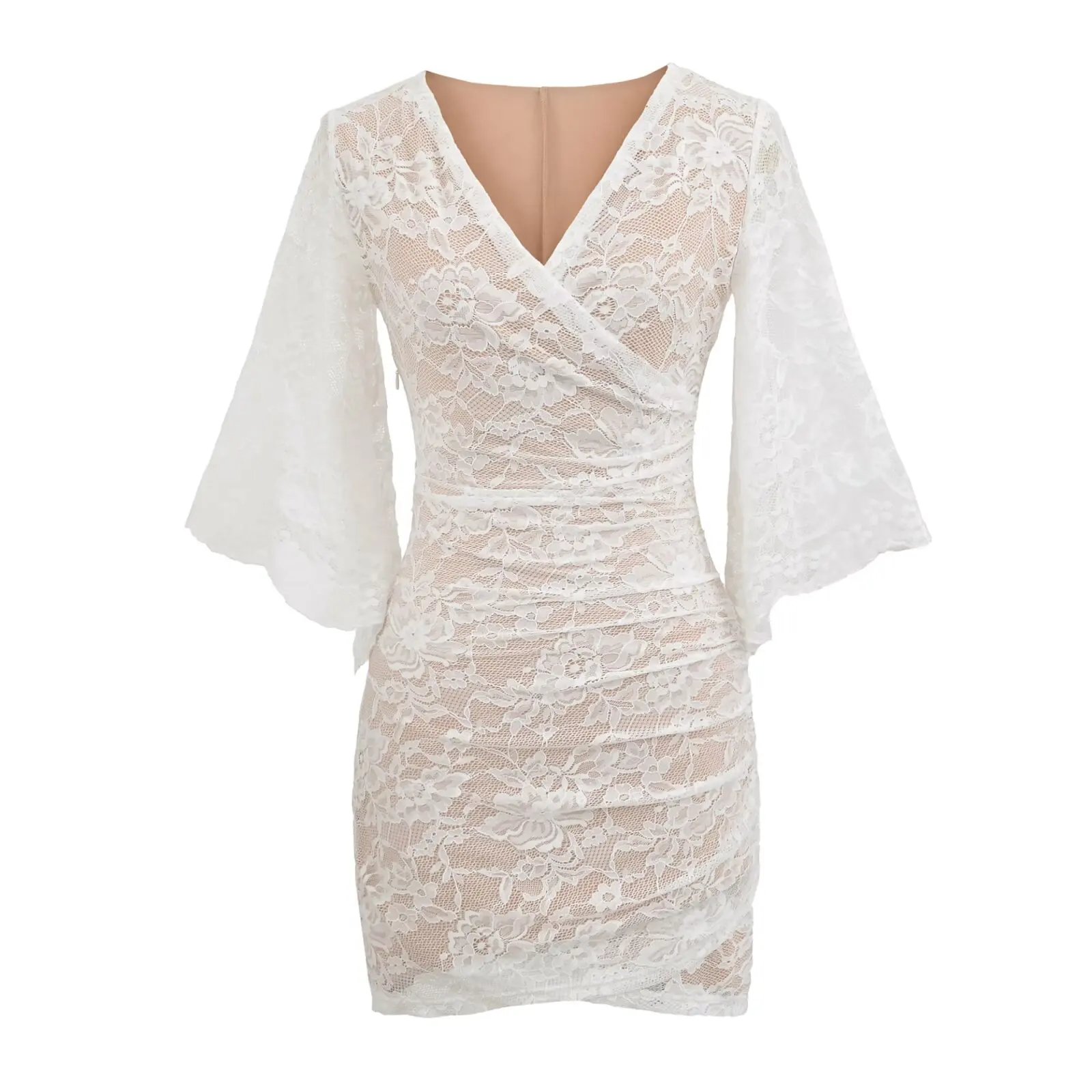 Sexy Lace Panel Slimming Waist Dr Women's Ele Lady Meat Covering Design ort Skirt Body a Bell Sve Polyester...
Sexy Lace Panel Slimming Waist Dr Women's Ele Lady Meat Covering Design ort Skirt Body a Bell Sve Polyester...