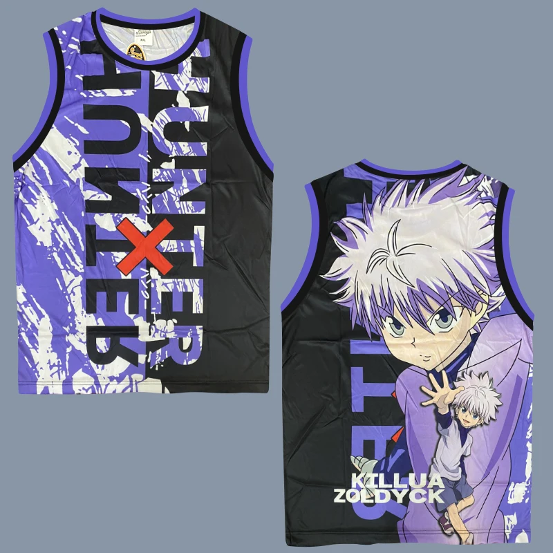 2026 New Men's/Women's Hunter X Hunter Killua Zoldyck Purple Splash Basketball Jersey, Anime Print Quick Dry Athletic Tank Top
2026 New Men's/Women's Hunter X Hunter Killua Zoldyck Purple Splash Basketball Jersey, Anime Print Quick Dry Athletic Tank Top