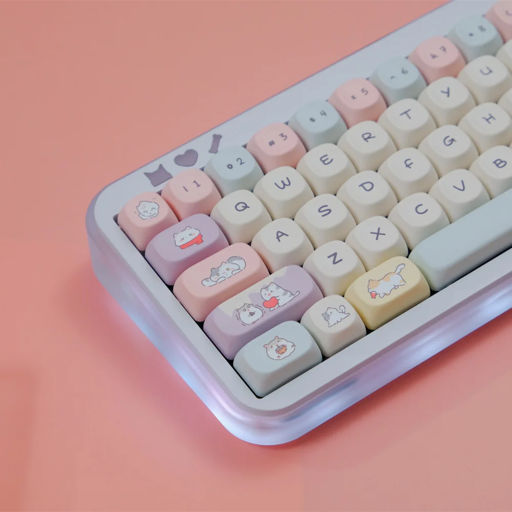132 Keys Cat Keycaps XOA MOA Profile Dye Sublimation PBT Keycap XOA MOA Profile Key Cap For MX Mechanical Keyboard 2.25U 2.75U
132 Keys Cat Keycaps XOA MOA Profile Dye Sublimation PBT Keycap XOA MOA Profile Key Cap For MX Mechanical Keyboard 2.25U 2.75U