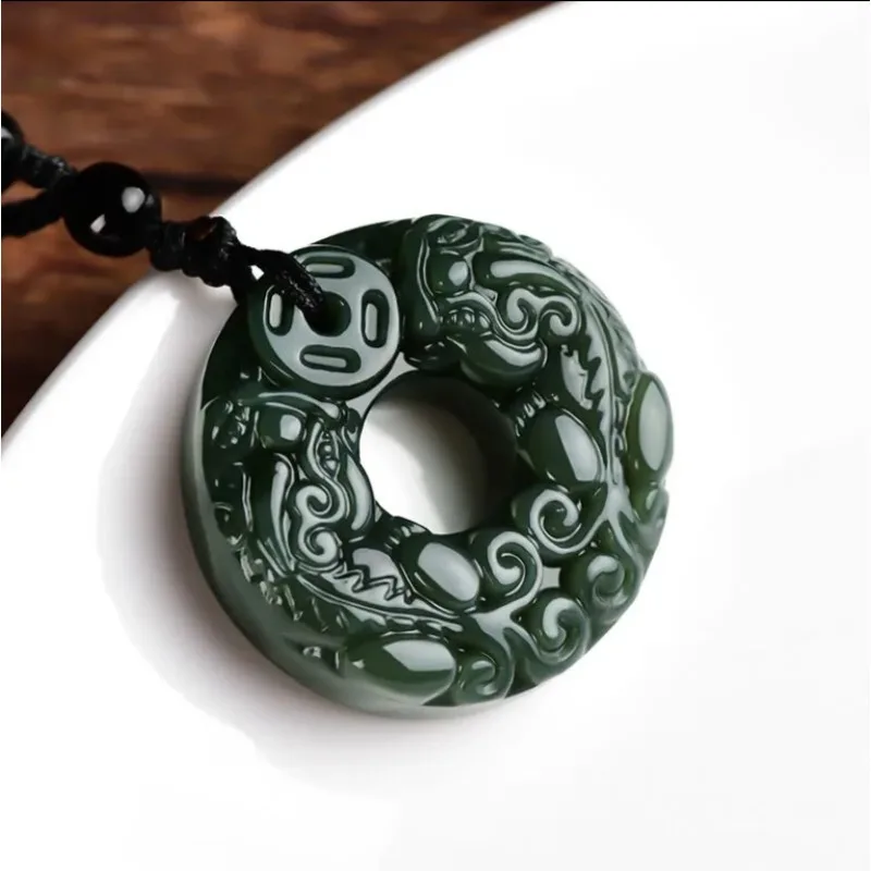 Natural Sapphire Pixiu Safety Buckle Pendant, Exquisite Retro Ethnic Style Necklace
Natural Sapphire Pixiu Safety Buckle Pendant, Exquisite Retro Ethnic Style Necklace