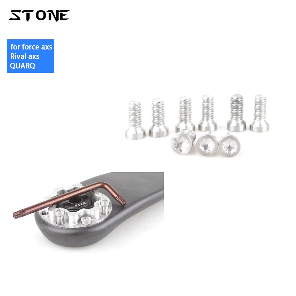 40pcs Stainless Steel 304 Bicycle Bolt Screws SR8 8 Bolts Cranks for S R A M QUARQ AXS Force Red Crank Road 12 Speed
40pcs Stainless Steel 304 Bicycle Bolt Screws SR8 8 Bolts Cranks for S R A M QUARQ AXS Force Red Crank Road 12 Speed