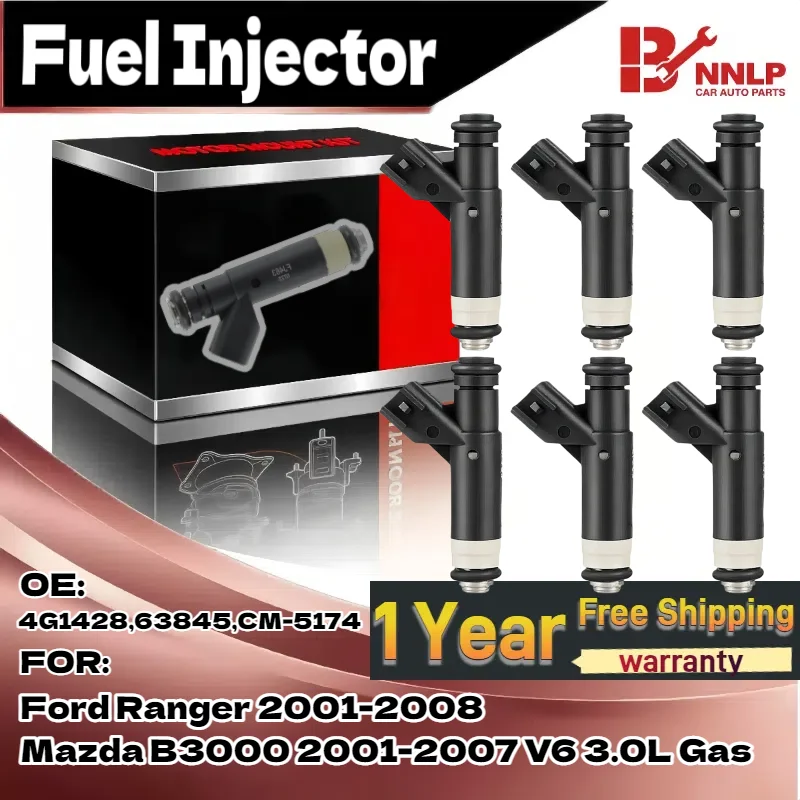 6Pcs Fuel Injector Set 800-1470N For Ford Ranger 2001-2008 Mazda B3000 V6 3.0L
6Pcs Fuel Injector Set 800-1470N For Ford Ranger 2001-2008 Mazda B3000 V6 3.0L