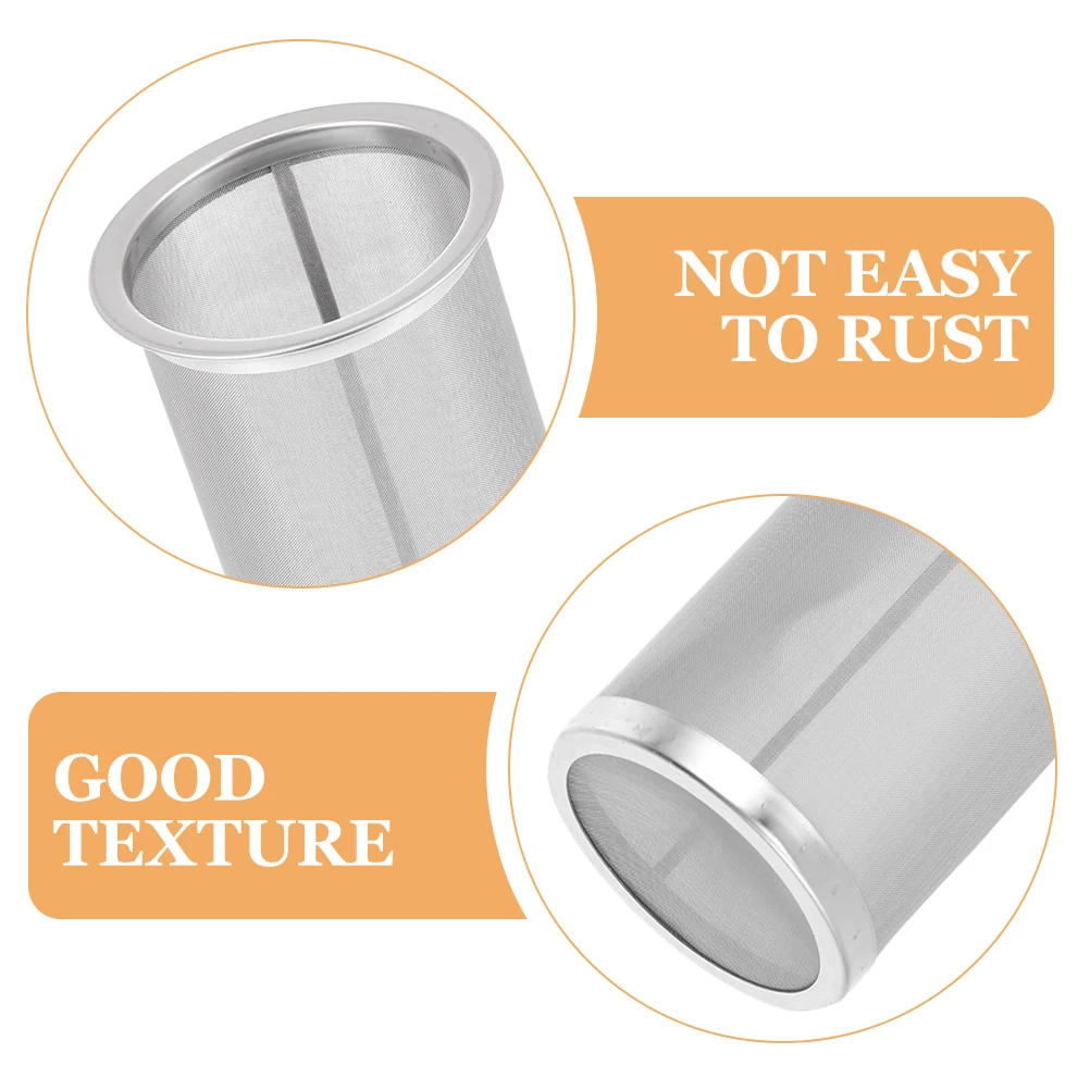 Reusable Coffee .4x20cm Stainless Steel Strainer for Tea Fruit Juice Mesh Infusers Practical Gifts Jar Strainers
Reusable Coffee .4x20cm Stainless Steel Strainer for Tea Fruit Juice Mesh Infusers Practical Gifts Jar Strainers