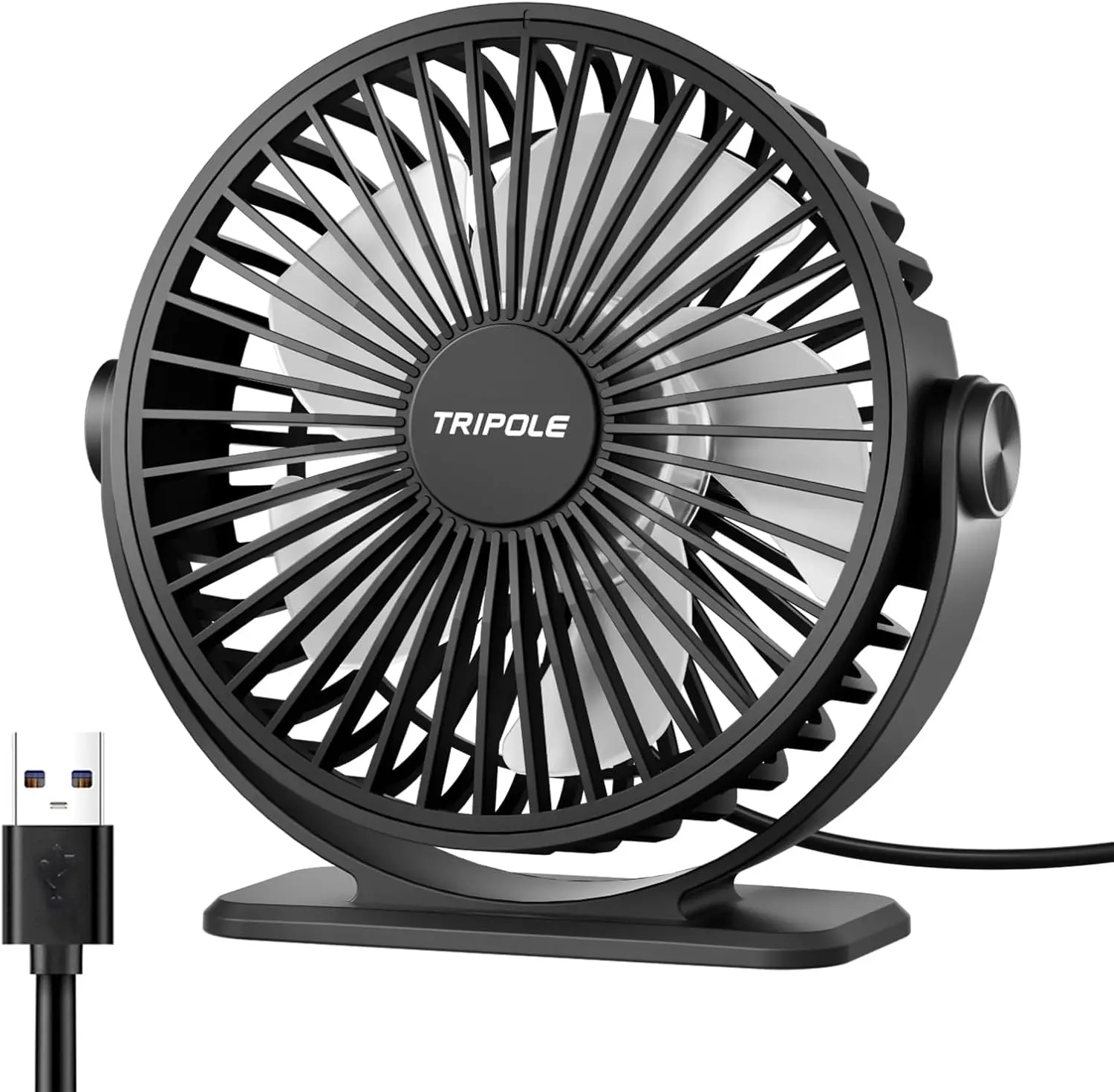 USB Powered Mini Desk Fan, 3 Speeds, 360° Rotation, Quiet Portable Fan for Home Office Travel, Black
USB Powered Mini Desk Fan, 3 Speeds, 360° Rotation, Quiet Portable Fan for Home Office Travel, Black