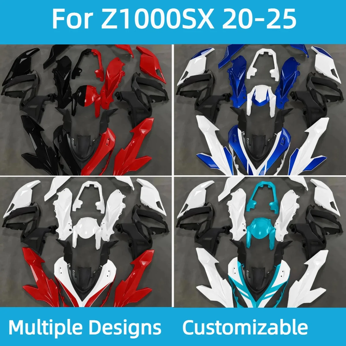 Body Parts Fairing Kit for Kawasaki Z1000SX 2020-2025 Aftermaket Motorcycle Bodywork Fairings Injection Z 1000SX 20-25
Body Parts Fairing Kit for Kawasaki Z1000SX 2020-2025 Aftermaket Motorcycle Bodywork Fairings Injection Z 1000SX 20-25