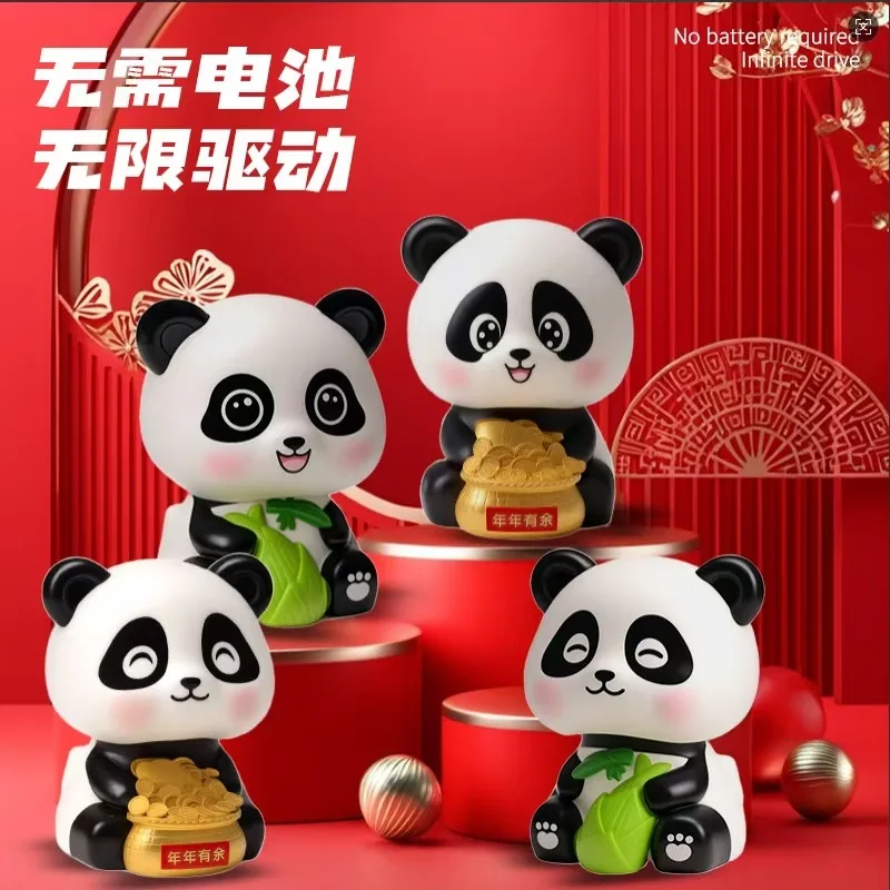 Solar Powered Cute Panda Car Ornament Automatically Nod Shop Front Desk Creative Decoration
Solar Powered Cute Panda Car Ornament Automatically Nod Shop Front Desk Creative Decoration