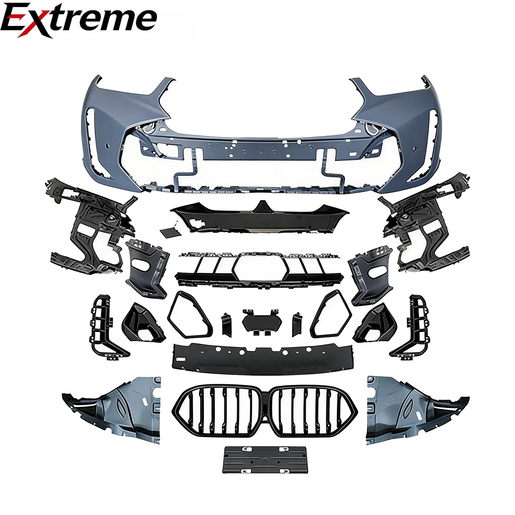M-Tech Style Front Bumper for BMW X6 G06 LCI 2020-2024 Direct Fit PP Plastic Replacement Cover
M-Tech Style Front Bumper for BMW X6 G06 LCI 2020-2024 Direct Fit PP Plastic Replacement Cover