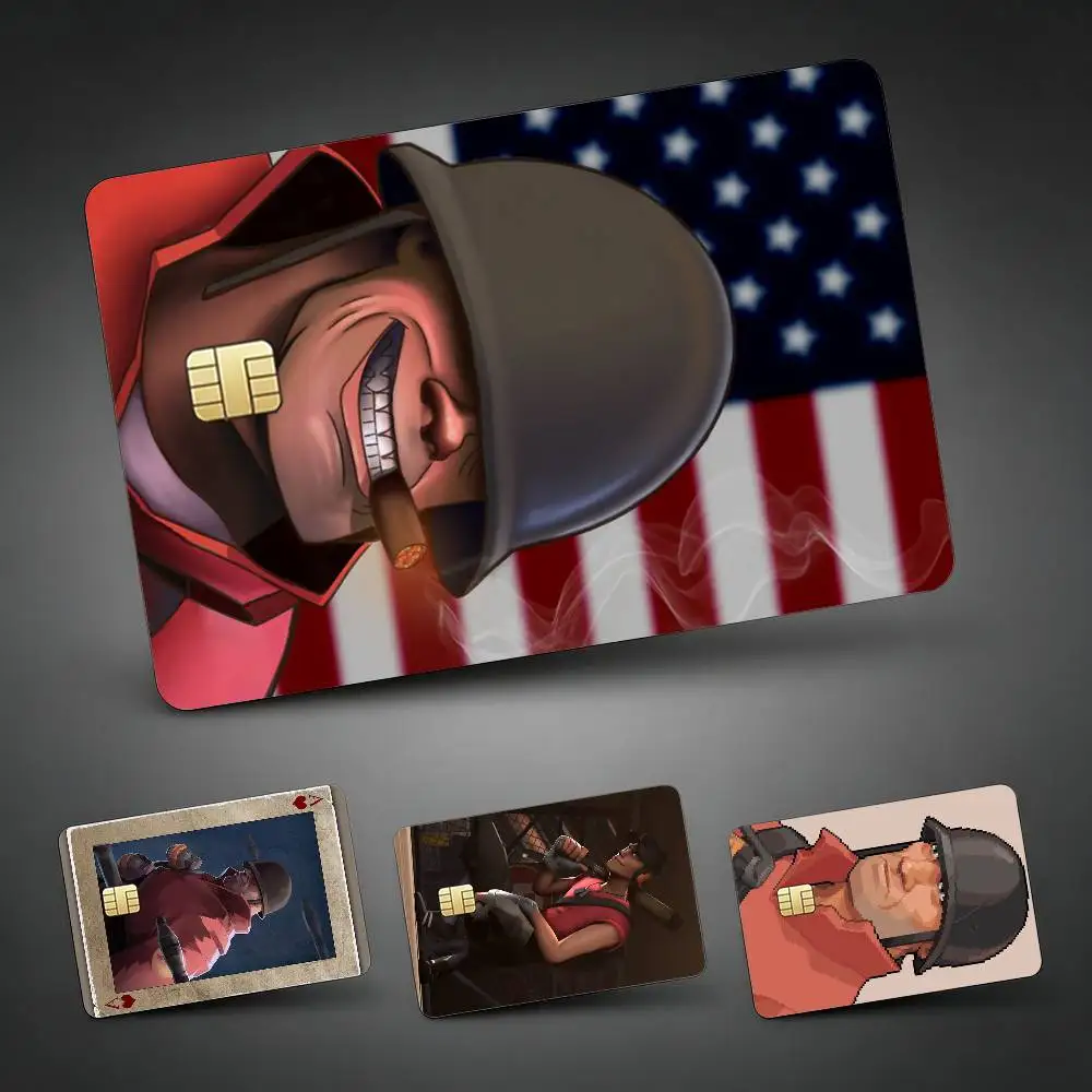 T-TF2 Soldier Decorative Waterproof Film Skin Cover Credit Card Stickers Debit Front Bank Bus Pass
T-TF2 Soldier Decorative Waterproof Film Skin Cover Credit Card Stickers Debit Front Bank Bus Pass