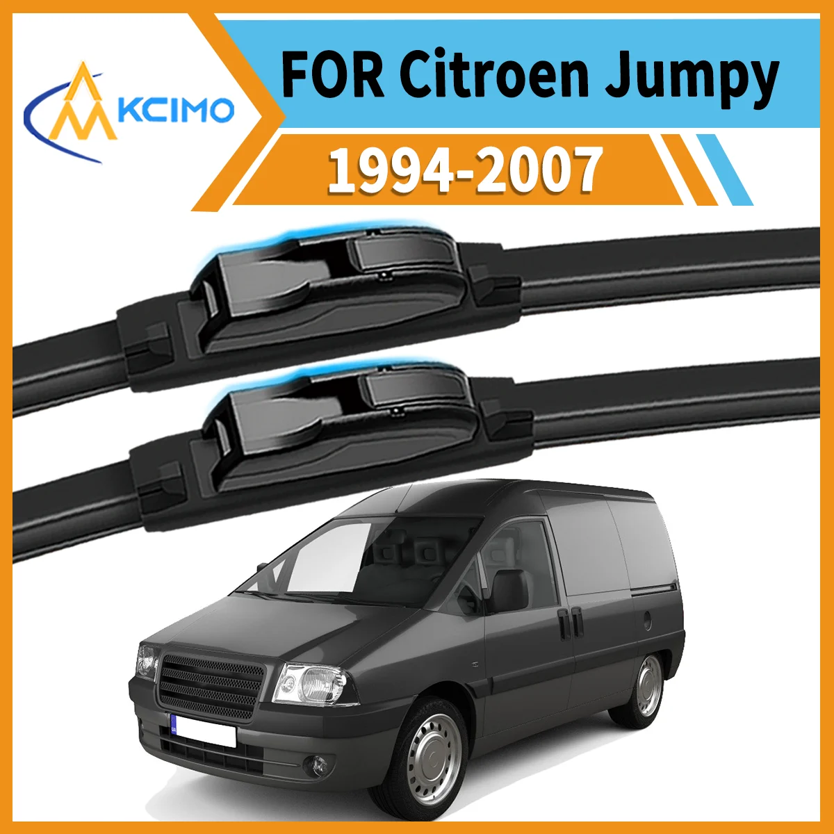 Ultimate 2 Front Wiper Blades for Citroen Jumpy 1994-2007 Ensures Clear Vision & Safe Driving in Rain Snow or Sun
Ultimate 2 Front Wiper Blades for Citroen Jumpy 1994-2007 Ensures Clear Vision & Safe Driving in Rain Snow or Sun