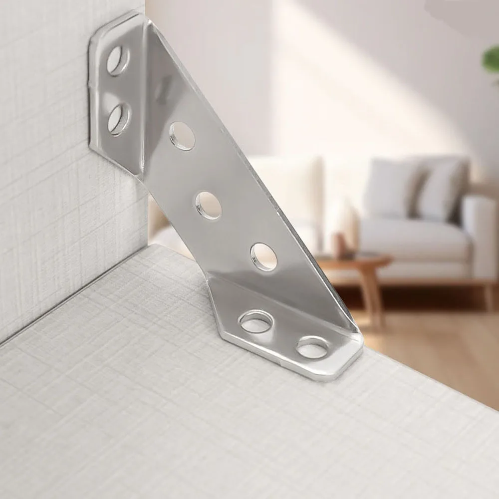 10/20/PCS Thickened Stainless Steel Angle Code 90 Degrees Right Angle Fixed Bracket Furniture Connectors Hardware
10/20/PCS Thickened Stainless Steel Angle Code 90 Degrees Right Angle Fixed Bracket Furniture Connectors Hardware