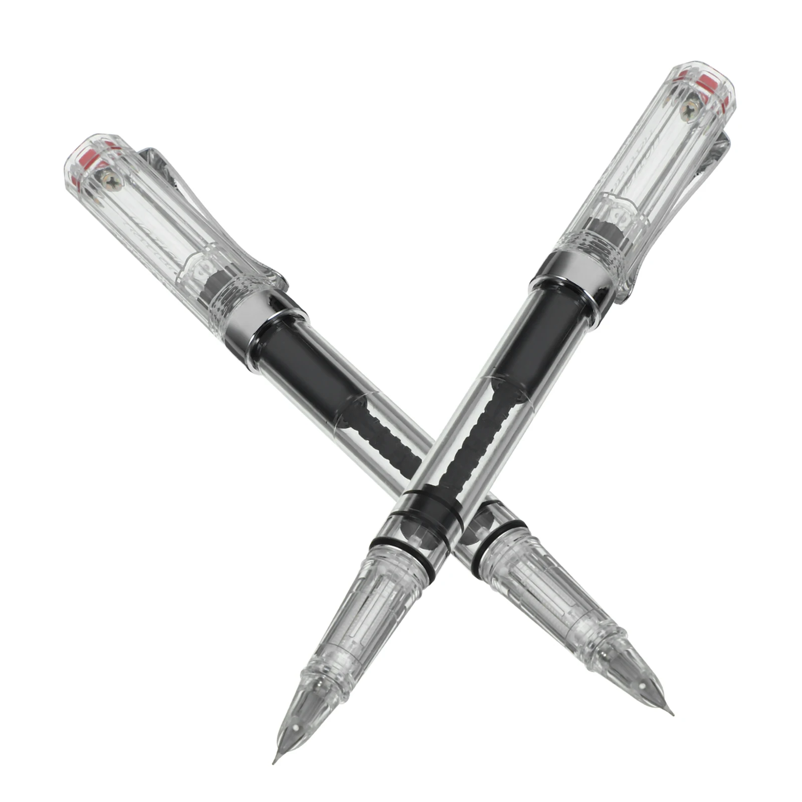 2pcs 0.5mm Transparent Dark Tip Fountain Pens Reusable Calligraphy Office Supplies Portable Writing Pen
2pcs 0.5mm Transparent Dark Tip Fountain Pens Reusable Calligraphy Office Supplies Portable Writing Pen