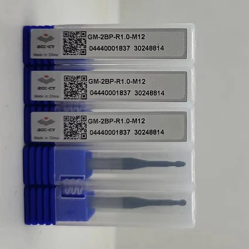GM-2BP-R1.0-M12 ZCC.CT 2 edge straight shank long neck short edge ball end mills GM-2BP 2Flute Ball nose end mill Ball End mills
GM-2BP-R1.0-M12 ZCC.CT 2 edge straight shank long neck short edge ball end mills GM-2BP 2Flute Ball nose end mill Ball End mills