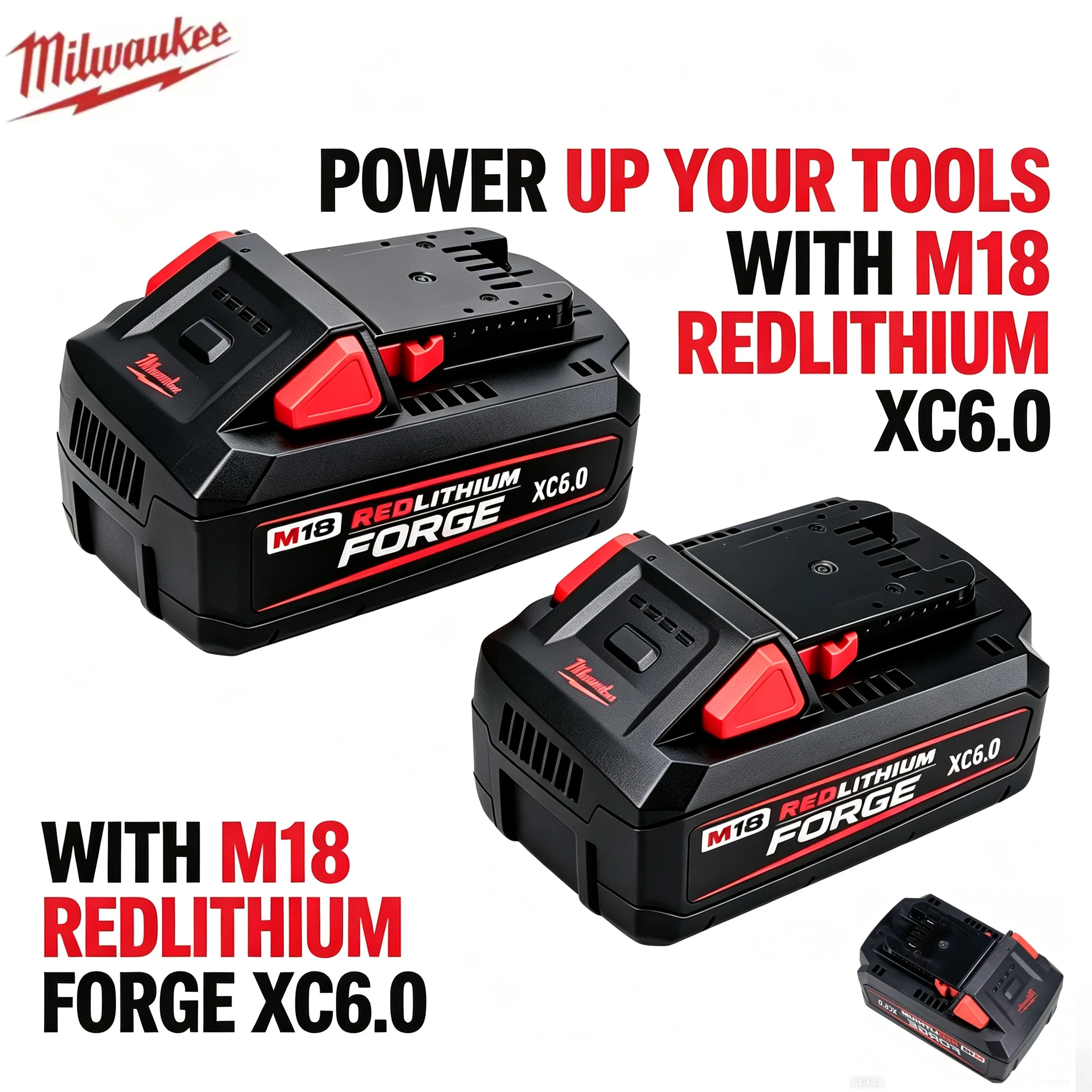 Milwaukee M18 replacement battery 18V 6.0Ah/8.0Ah. Stable discharge, fast charging, lightweight for long working hours.
Milwaukee M18 replacement battery 18V 6.0Ah/8.0Ah. Stable discharge, fast charging, lightweight for long working hours.