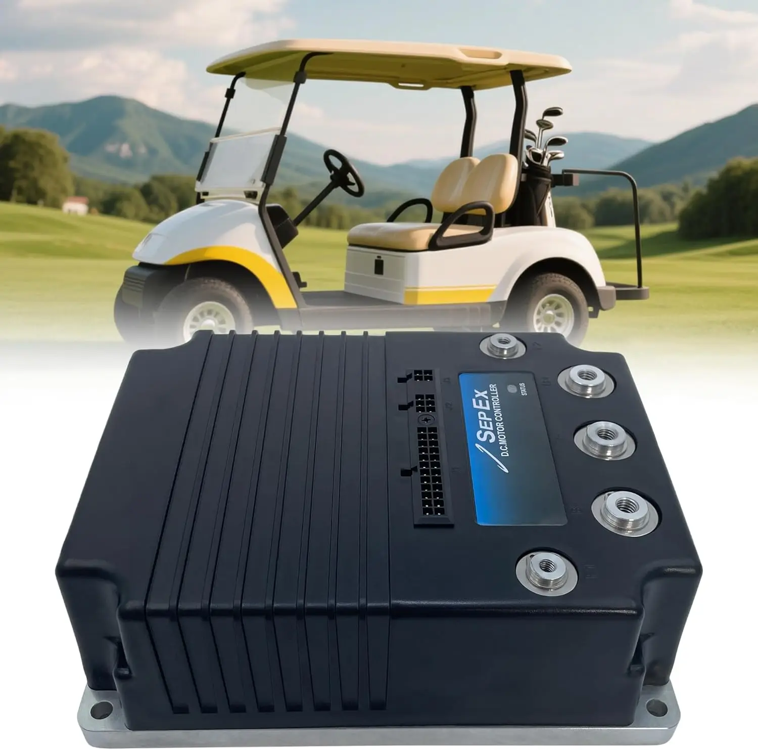 36-48V 400A 1268-5403 12685403 378275403 Compatible with Curtis 1268 DC SepEx Motor Speed Controller EZ-GO Golf Carts Club Car
36-48V 400A 1268-5403 12685403 378275403 Compatible with Curtis 1268 DC SepEx Motor Speed Controller EZ-GO Golf Carts Club Car