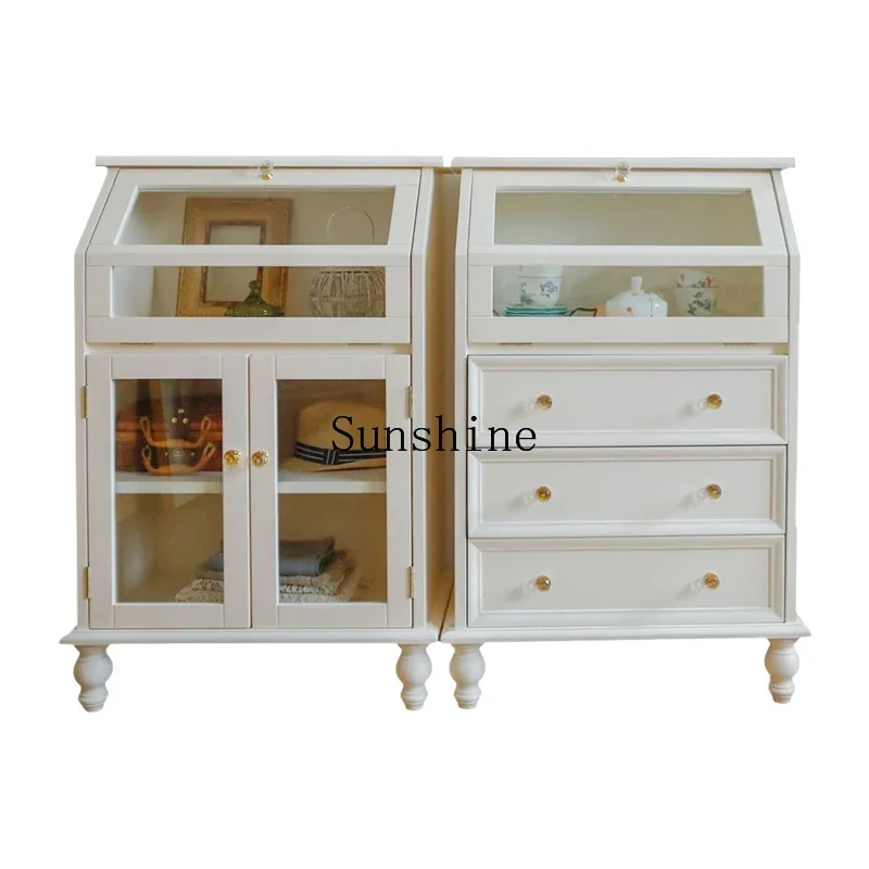 Japanese-style small drawer storage dining side cabinet kitchen bedroom storage glass display cabinet
Japanese-style small drawer storage dining side cabinet kitchen bedroom storage glass display cabinet